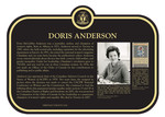 Doris Anderson Commemorative Plaque, 2015