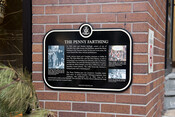 The Penny Farthing Commemorative Plaque, 2015