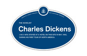 Charles Dickens Legacy Plaque, 2015