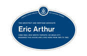 Eric Arthur Legacy Plaque, 2015