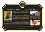 Cooper and Gillespie Houses Commemorative Plaque, 2016