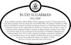 Budd Sugarman 1921-2004 Commemorative Plaque, 2016