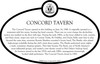 Concord Tavern Commemorative Plaque, 2016