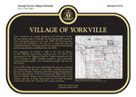 Village of Yorkville Commemorative Plaque, 2016