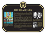 The Rekai Family Commemorative Plaque, 2017