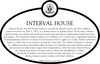 Interval House Commemorative Plaque, 2017