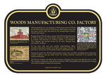 Woods Manufacturing Co. Factory Commemorative Plaque, 2018