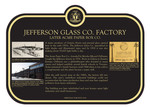 Jefferson Glass Co. Factory Commemorative Plaque, 2018