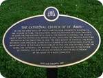 The Cathedral Church of St. James Commemorative Plaque, 1998
