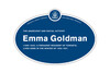 Emma Goldman Legacy Plaque, 2012
