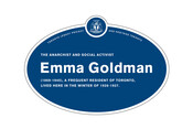 Emma Goldman Legacy Plaque, 2012