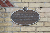 St. Peter's Anglican Church Commemorative plaque, 1979.