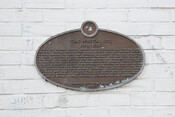 York Hospital Site Commemorative plaque, 1979.