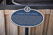 Norway Post Office Commemorative plaque, 1984.
