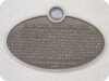 Friends' Meeting House Commemorative plaque, 1985.