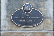 Palm House, Heritage Property Plaque, 1986.