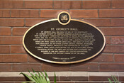 St. George's Hall Commemorative plaque, 1991.