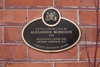 Houses Constructed by Alexander Morrison, 1893, Heritage Property Plaque, 1997.