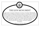 The Lion Monument Commemorative Plaque, 2018