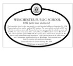 Winchester Public School Heritage Property Plaque, 2018.