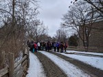 Heritage Toronto members, Black Creek Pioneer Village, February 3, 2018.