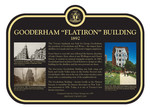 Gooderham "Flatiron" Building, Heritage Property Plaque, 2019.