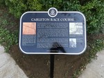 Carleton Race Course Commemorative Plaque, 2018