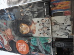 Lower portion of the 70-meter-tall music history mural by Adrian Hayles on the south side of  the apartment building at 423 Yonge Street, 2019. Photograph by Hanifa Mamujee.