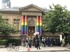 Streets to Shelves: Toronto's Library System walking tour, at the Yorkville Library during Pride Month. 2019.