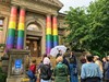 Streets to Shelves: Toronto's Library System walking tour, at the Yorkville Library during Pride Month, 2019.