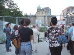 Tour participants, Creating Toronto, August 23, 2018. Image by Hanifa Mamujee.