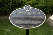 Thomas G. Elgie House, Heritage Property Plaque, 2018.