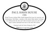 Paul Hahn House, Heritage Property Plaque, 2019.