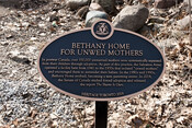 Bethany Home for Unwed Mothers Commemorative plaque, 2019