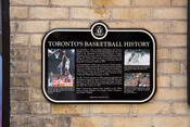 Toronto's Basketball History Commemorative plaque, 2019