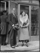 John David Eaton and Lady Eaton at 444 Yonge St for the opening of Eaton’s College Street store in October, 1930. Courtesy of the City of Toronto Archives. 