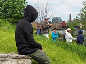 Tour participants, Fort York, June 2, 2019. Image by Hanifa Mamujee.