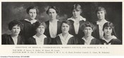 Executive of Medical Undergraduate Women's Council and Medical Y. W. C. A., with Dr. Gladys Boyd, University of Toronto, 1918. Image: University of Toronto Archives