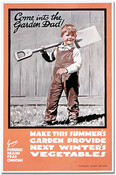 Poster, "Come into the Garden Dad!", c. 1918. Image: Archives of Ontario