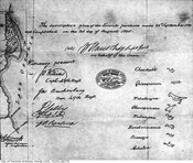 Toronto Purchase signatures, original from August 1, 1805. Image: City of Toronto Archives