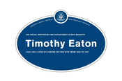 Timothy Eaton Legacy Plaque, 2019