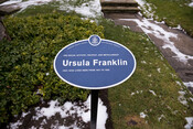 Ursula Franklin Legacy Plaque, 2019