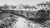 A special six-car Canadian National Railways train near today’s Gaffney Park, 1930. Courtesy Raymond F. Corley collection.