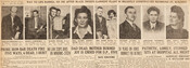 Pictures of eight of the nine victims of the Phillips Garment Co. fire, Toronto Daily Star, January 21, 1950.