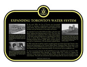 Expanding Toronto's Water System Commemorative Plaque, 2020.