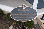 Scarborough Bluffs Refreshment Room Heritage Property Plaque, 2020