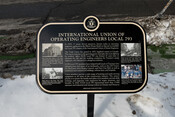 International Union of Operating Engineers Local 793 Commemorative Plaque, 2020.