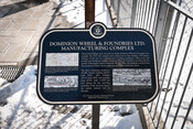 Dominion Wheel & Foundries Ltd. Manufacturing Complex Plaque, 2012.