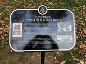 Baycrest (Jewish Old Folks Home) Commemorative Plaque, 2019