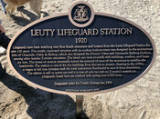 Leuty Lifegaurd Station Commemorative Plaque, 2019.